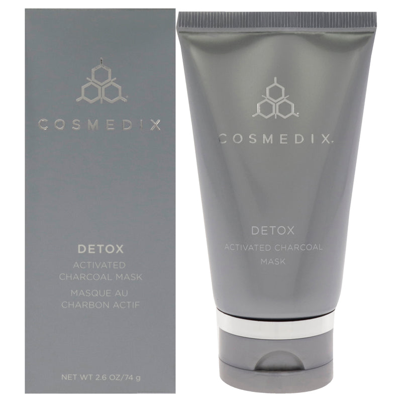 CosMedix Activated Charcoal Detox Mask by Cosmedix for Unisex - 2.6 oz Mask