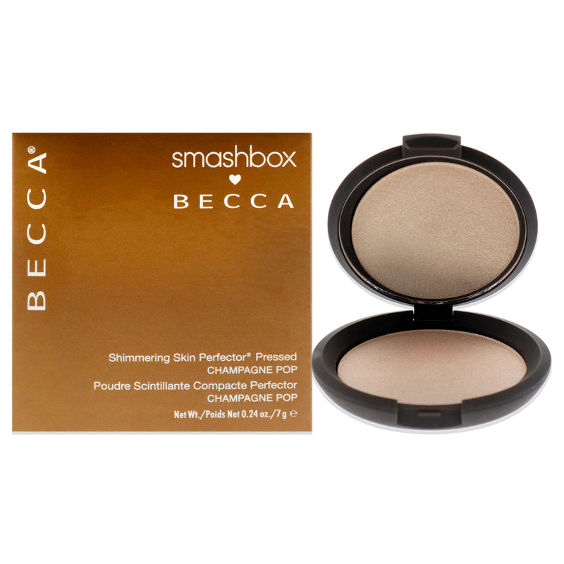 Smashbox Becca Shimmering Skin Perfector Pressed Highlighter - Champagne Pop by SmashBox for Women - 0.24 oz Highlighter