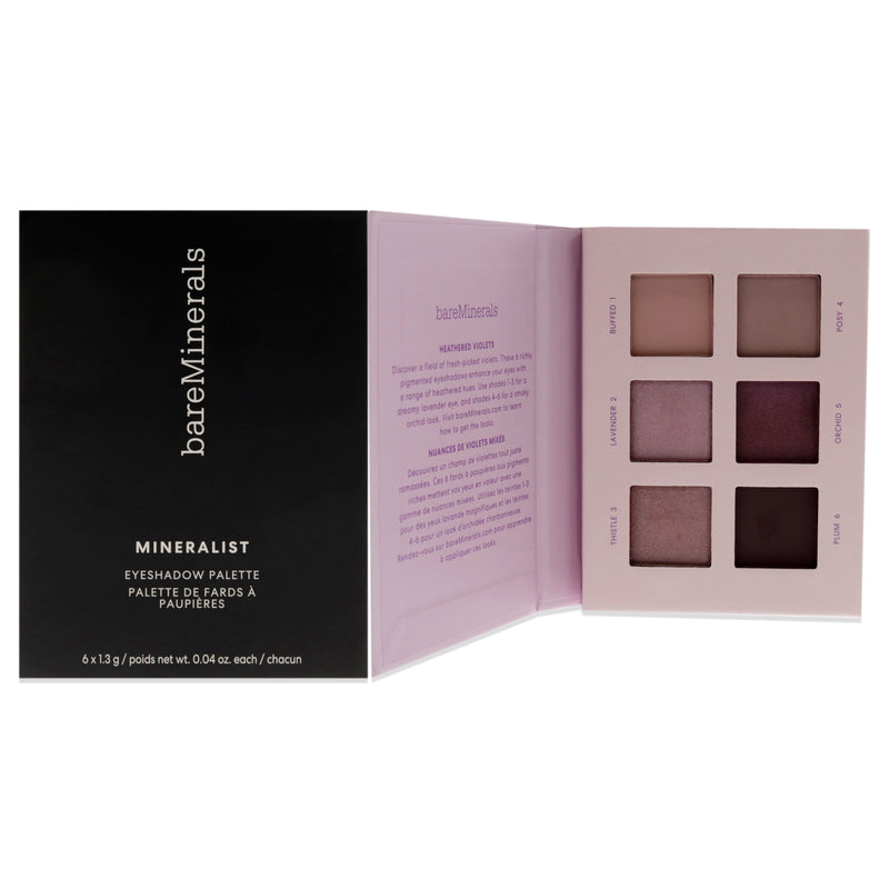 BareMinerals Mineralist Eyeshadow Palette - Heathered by bareMinerals for Women - 0.24 oz Eye Shadow
