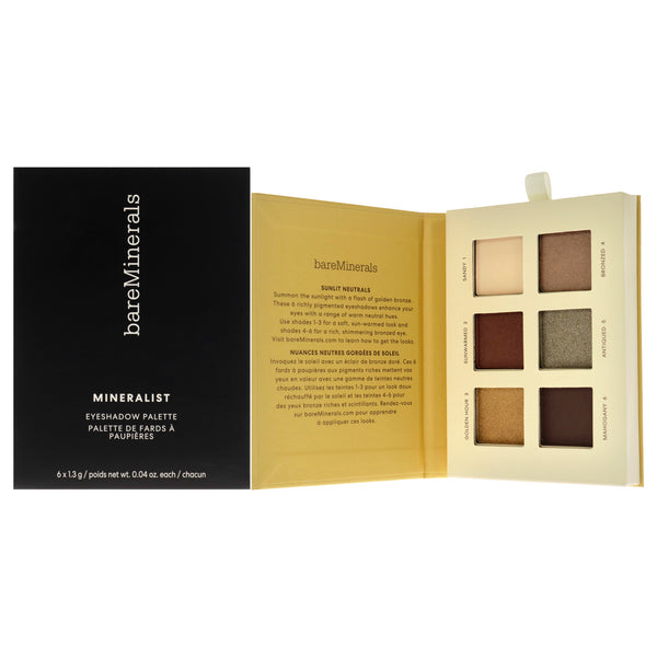 BareMinerals Mineralist Eyeshadow Palette - Sunlit by bareMinerals for Women - 0.24 oz Eye Shadow