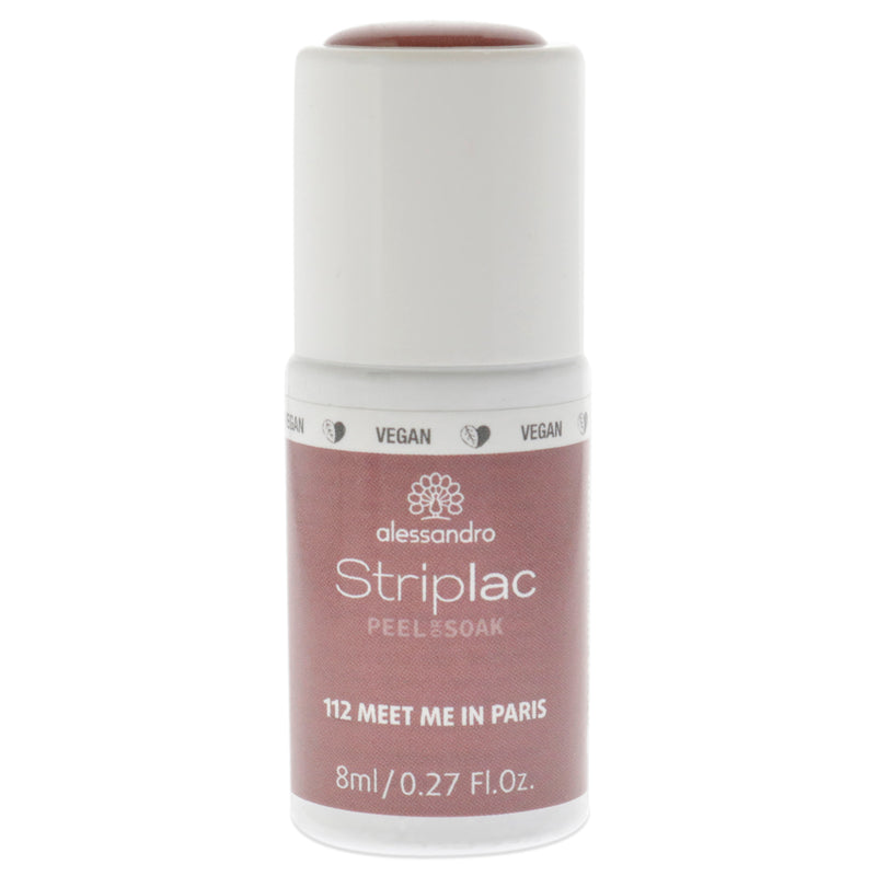 Alessandro Striplac Peel or Soak - 112 Meet Me In Paris by Alessandro for Women - 0.27 oz Nail Polish