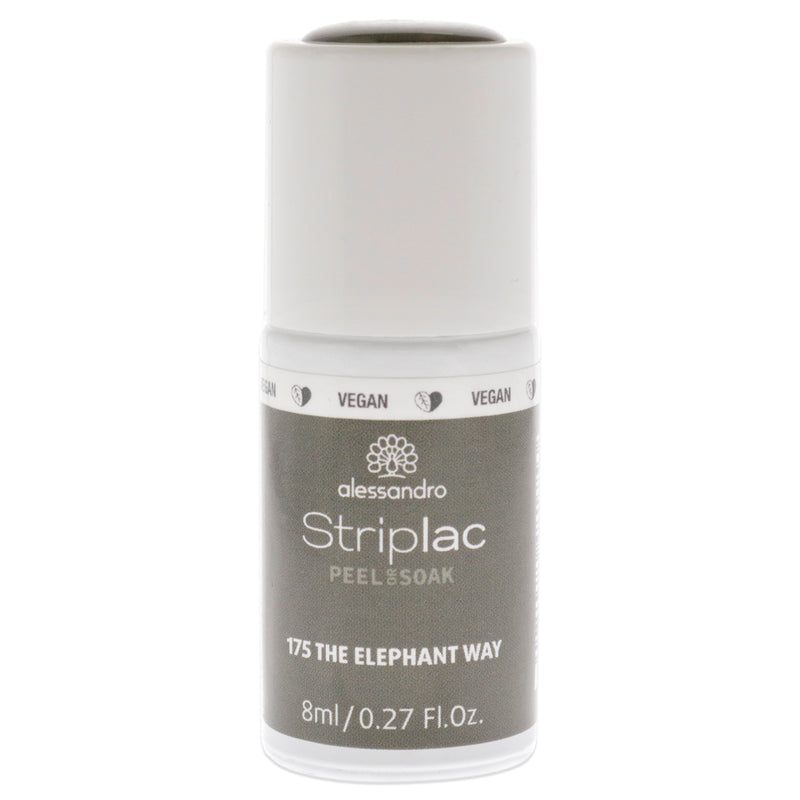 Alessandro Striplac Peel or Soak - 175 The Elephant Way by Alessandro for Women 0.27 oz Nail Polish