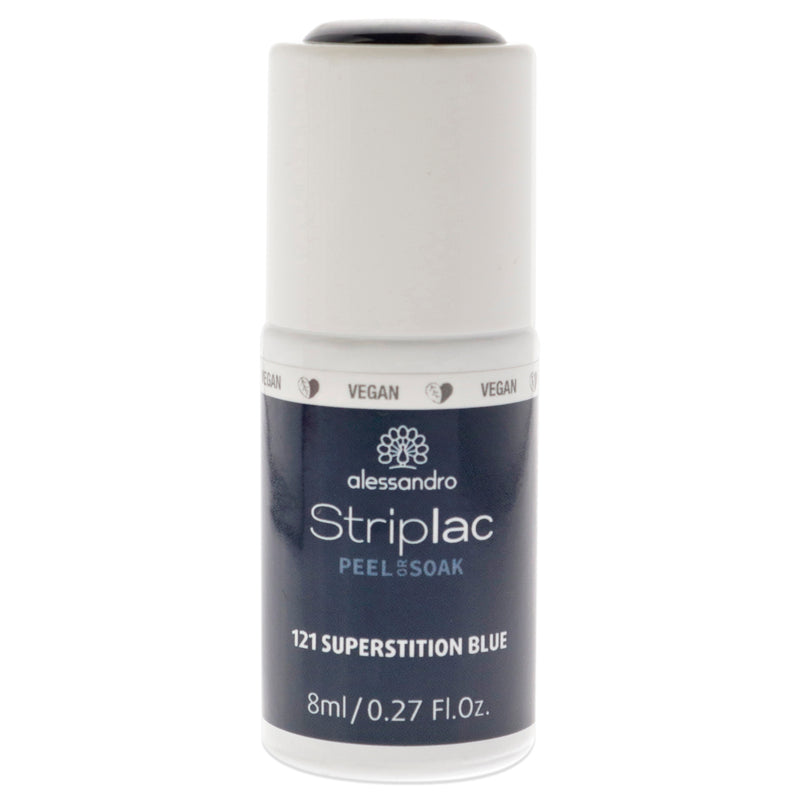 Alessandro Striplac Peel or Soak - 121 Superstition Blue by Alessandro for Women 0.27 oz Nail Polish