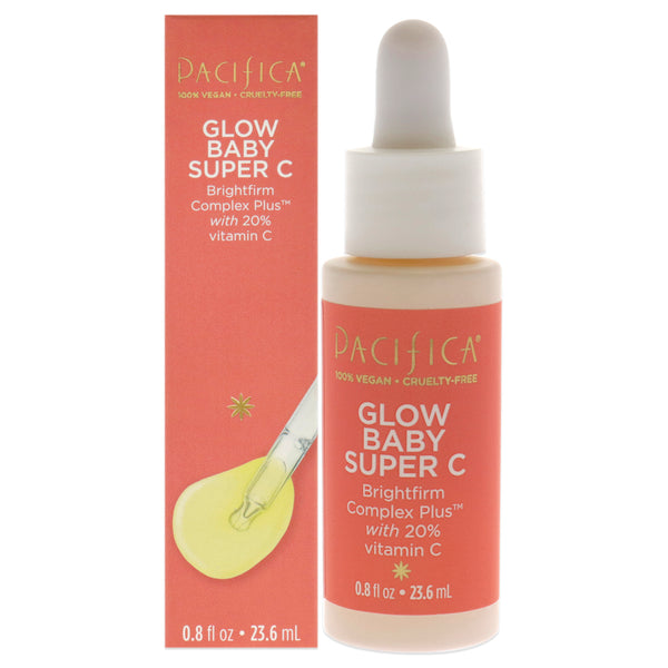 Pacifica Glow Baby Super C Serum by Pacifica for Unisex - 0.8 oz Serum