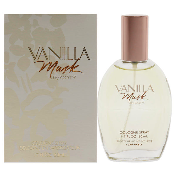 Coty Vanilla Musk by Coty for Women - 1.7 oz Cologne Spray