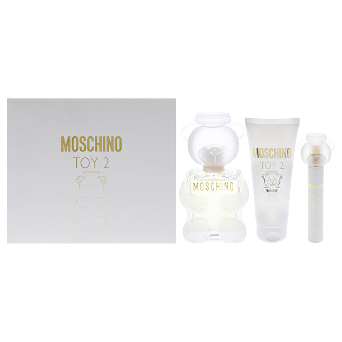 Moschino Moschino Toy 2 For Women - 3 Pc Gift Set Eau De Parfum Spray 0.3oz Eau De Parfum Spray Body Lotion 90ml/3.4oz