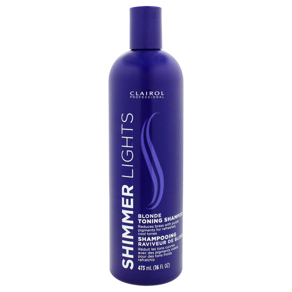 Clairol Shimmer Lights Blonde Toning Shampoo by Clairol for Unisex - 16 oz Shampoo