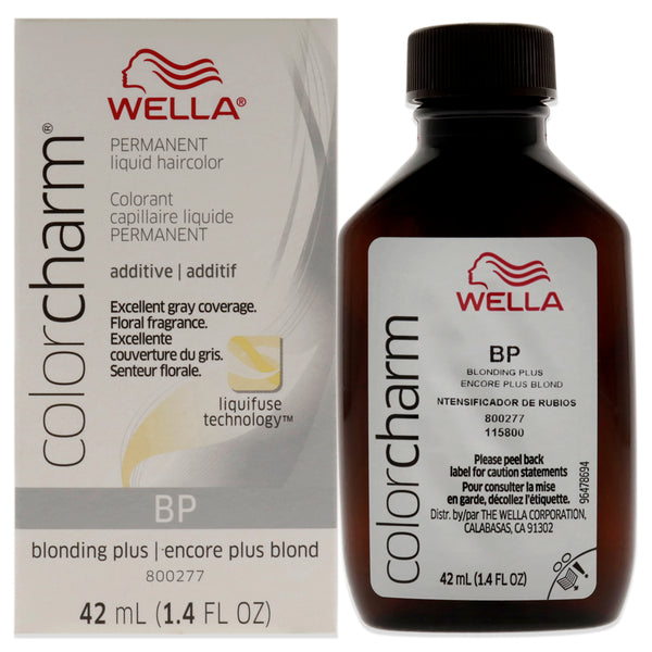 Wella Color Charm Permanent Liquid Hair Color - BP Blonding Plus by Wella for Unisex - 1.42 oz Hair Color