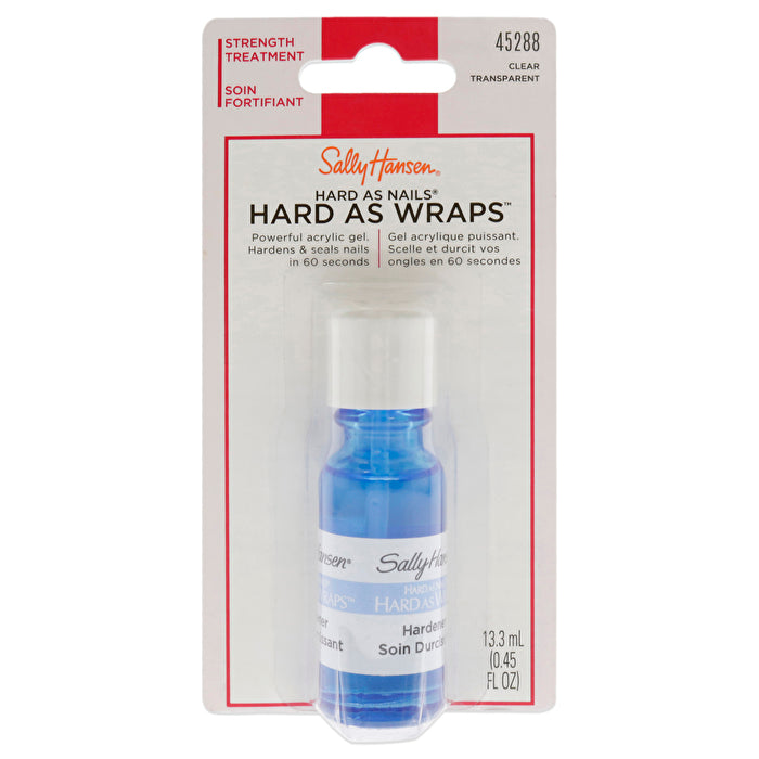 Sally Hansen Hard As Nail As Wraps Hardener - 45288 Clear For Women - Nail Polish 0.45oz