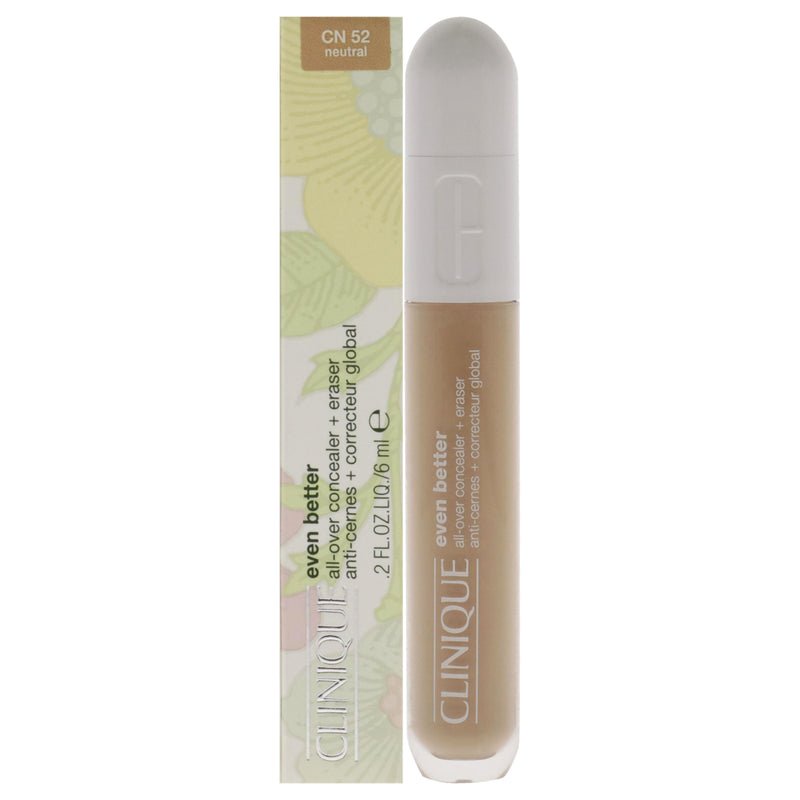 Clinique Even Better All-Over Concealer Plus Eraser - CN 52 Neutral by Clinique for Women - 0.2 oz Concealer