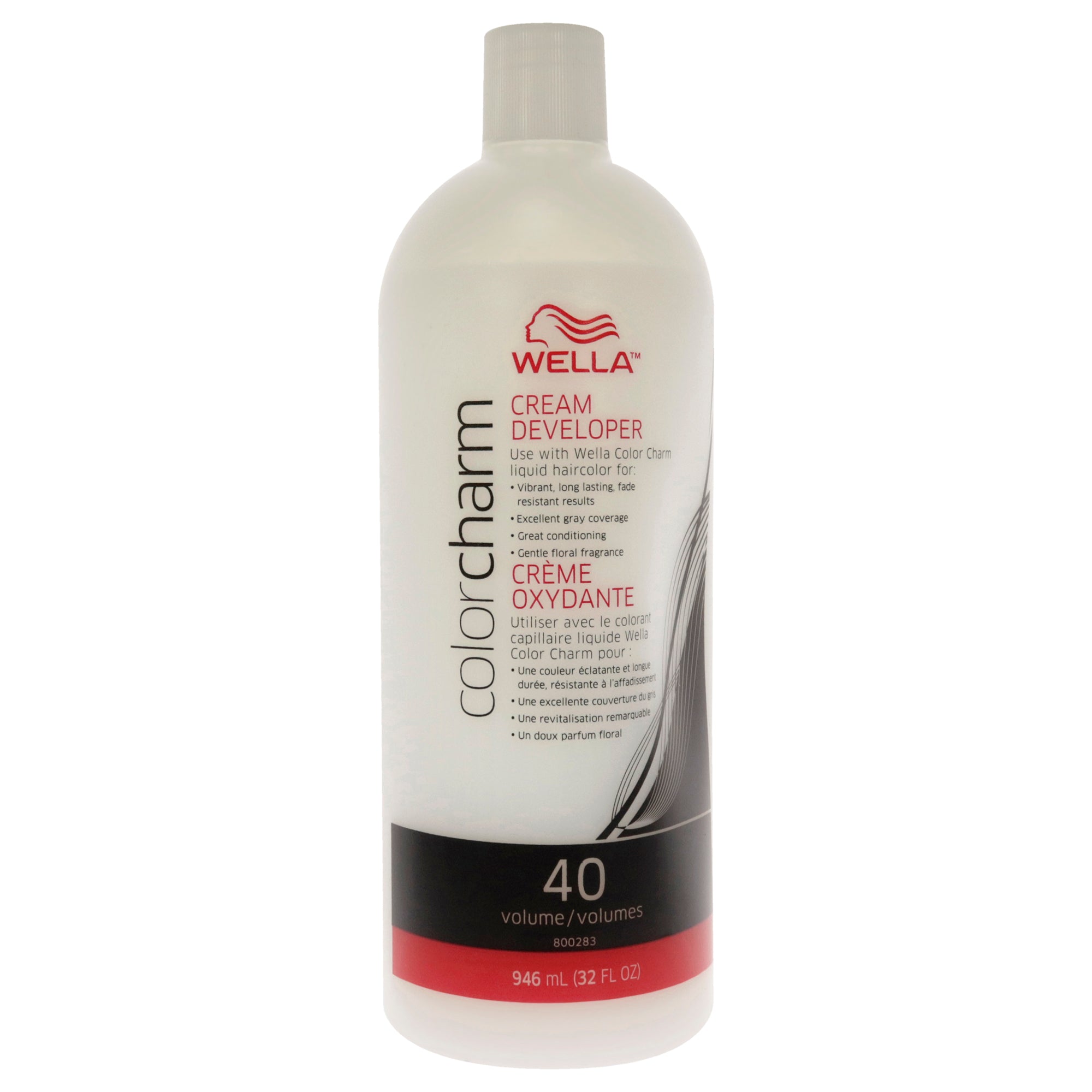 Color Charm Developer Wella Color Charm 40 Volume Creme Developer by Wella for Unisex - 32 oz ...