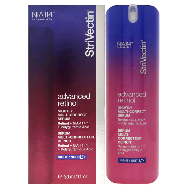 StriVectin Advanced Retinol Nightly Multi-Correct Serum by StriVectin for Women - 1 oz Serum