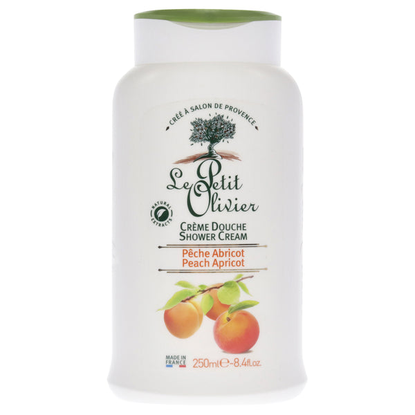 Le Petit Olivier Shower Cream - Peach Apricot by Le Petit Olivier for Women - 8.4 oz Shower Cream