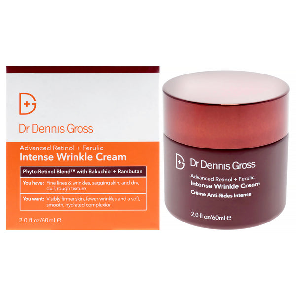 Dr Dennis Gross Advanced Retinol Plus Ferulic Intense Wrinkle Cream by Dr. Dennis Gross for Unisex - 2 oz Cream