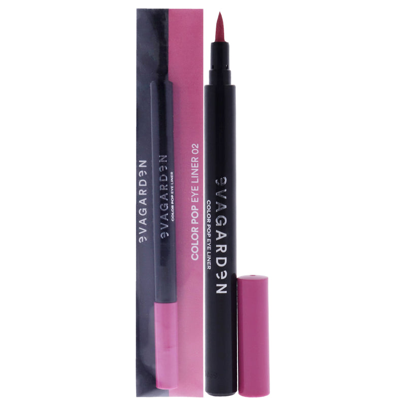 Evagarden Eye Liner Color Pop - 02 Blazing Pink by Evagarden for Women - 1 Pc EyeLiner