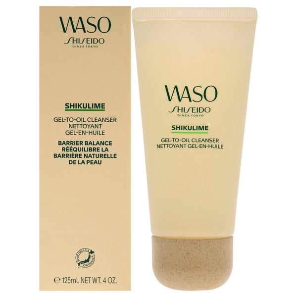 Shiseido Waso Shikulime Gel to Oil Cleanser by Shiseido for Women - 4 oz Cleanser