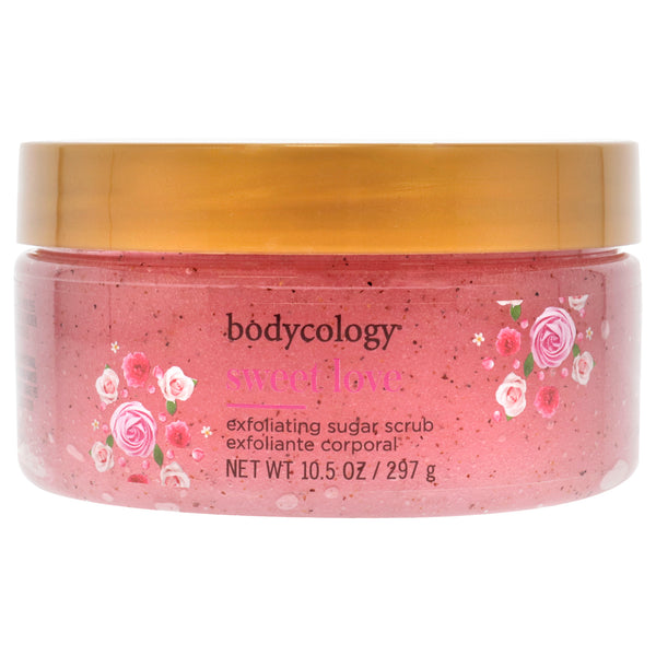 Bodycology Exfoliating Sugar Scrub - Sweet Love by Bodycology for Women - 10.5 oz Scrub