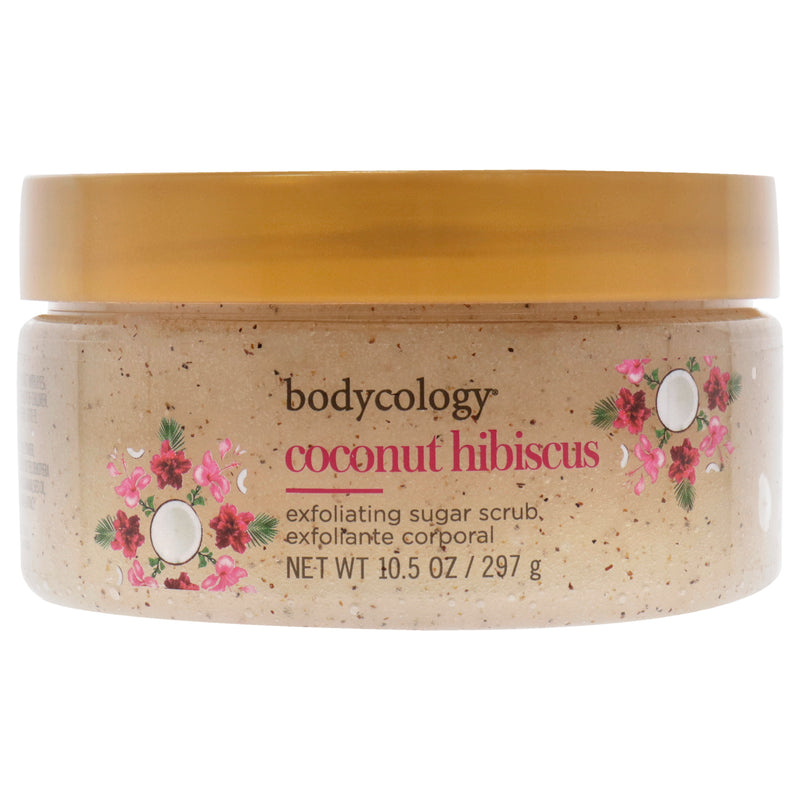 Bodycology Coconut Hibiscus Exfoliating Sugar Scrub by Bodycology for Women - 10.5 oz Scrub