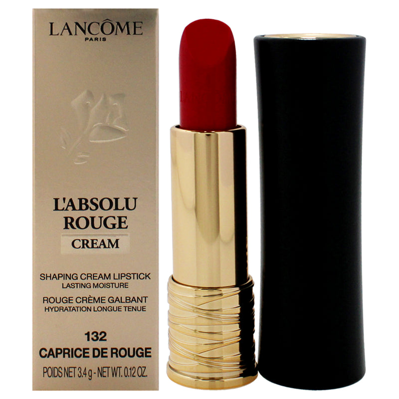 LAbsolu Rouge Cream Lipstick - 132 Caprice De Rouge by Lancome for Women - 0.12 oz Lipstick