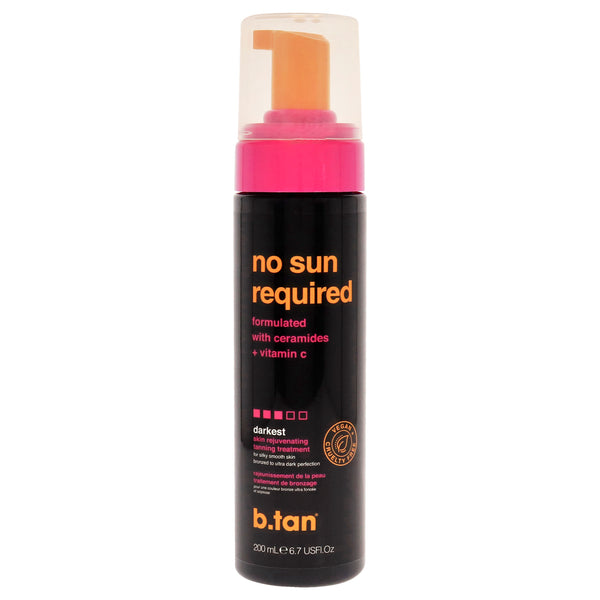 B.Tan No Sun Required Self Tan Mousse - Darkest by B.Tan for Unisex - 6.7 oz Mousse