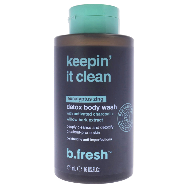 B.Fresh Keepin It Clean Detox Body Wash by B.Fresh for Unisex - 16 oz Body Wash