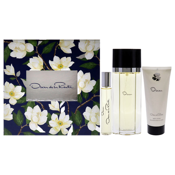 Oscar De La Renta Oscar De La Renta by Oscar De La Renta for Women - 3 Pc Gift Set 3.4oz EDT Spray, 0.5oz EDT Spray, 3.4oz Body Lotion