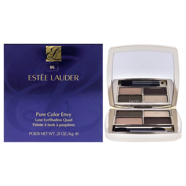 Estee Lauder Pure Color Envy Luxe Eyeshadow Quad - 06 Metal Moss by Estee Lauder for Women - 0.21 oz Eye Shadow