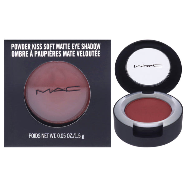 MAC Powder Kiss Soft Matte Eyeshadow - Devoted To Chili by MAC for Women - 0.05 oz Eye Shadow