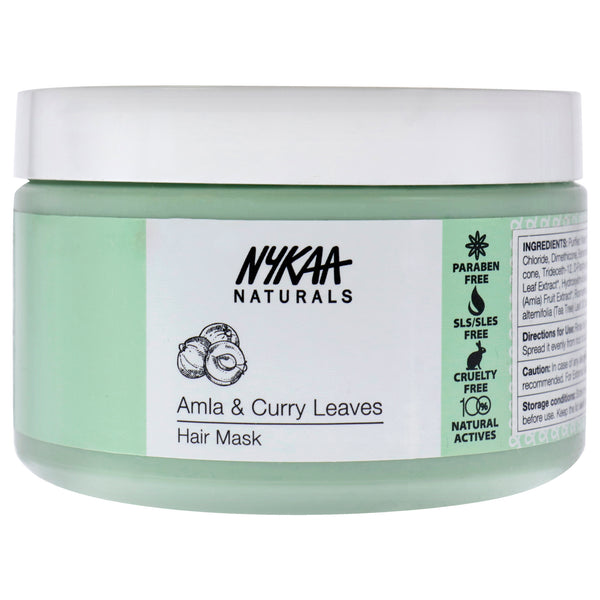 Nykaa Naturals Hair Mask - Amla and Curry Leaves by Nykaa Naturals for Women - 6.76 oz Masque