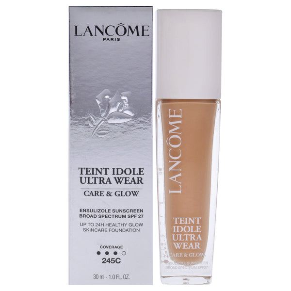 Lancome Teint Idol Ultra Wear Care and Glow SPF 27 - 245C by Lancome for Women - 1 oz Foundation