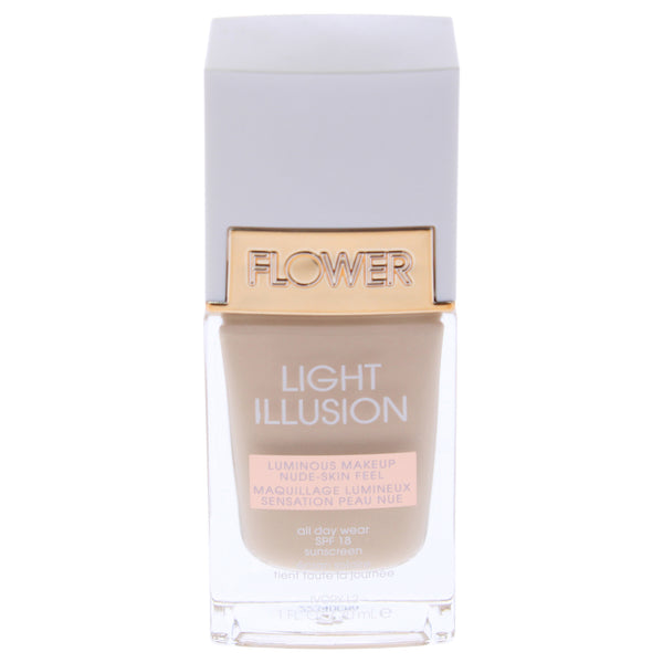 Flower Beauty Light Illusion Foundation SPF 18 - L2 Ivory by Flower Beauty for Women - 1 oz Foundation