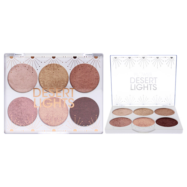 Flower Beauty Desert Lights Shadow Palette by Flower Beauty for Women - 0.7 oz Palette