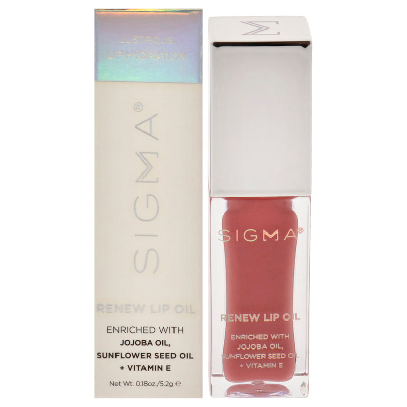 SIGMA Renew Lip Oil - Tranquil by SIGMA for Women - 0.18 oz Lip Oil