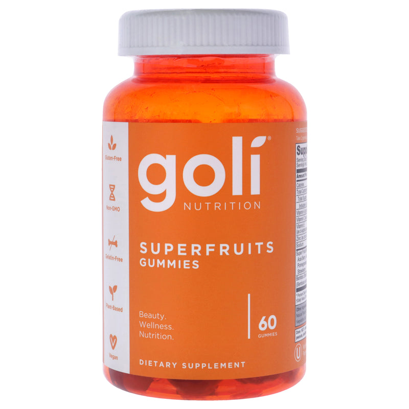 Goli Superfruits Gummies by Goli for Unisex - 60 Count Dietary Supplement