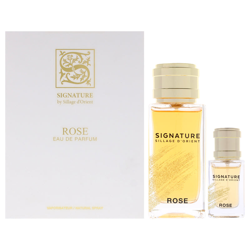 Sillage dOrient Rose by Sillage dOrient for Women - 3 Pc Gift Set 3.4oz EDP Spray, 0.5oz EDP Spray, Funnel