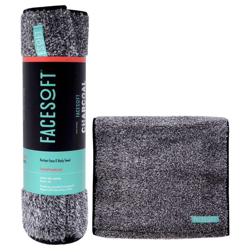 Facesoft Eco Sweat Active Towel - Charcoal by Facesoft for Unisex - 1 Pc Towel