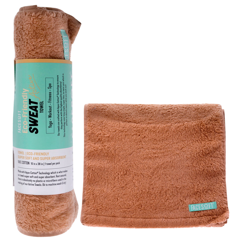 Facesoft Eco Sweat Active Towel - Hazelnut by Facesoft for Unisex - 1 Pc Towel