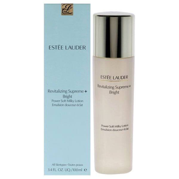 Estee Lauder Revitalizing Supreme Plus Bright Moisturizer Power Soft Milky Lotion by Estee Lauder for Women - 3.4 oz Lotion