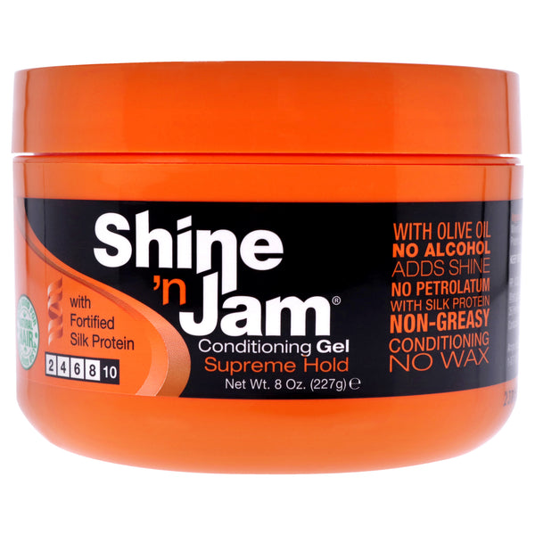 Ampro Shine-n-Jam Supreme Hold by Ampro for Women - 8 oz Gel