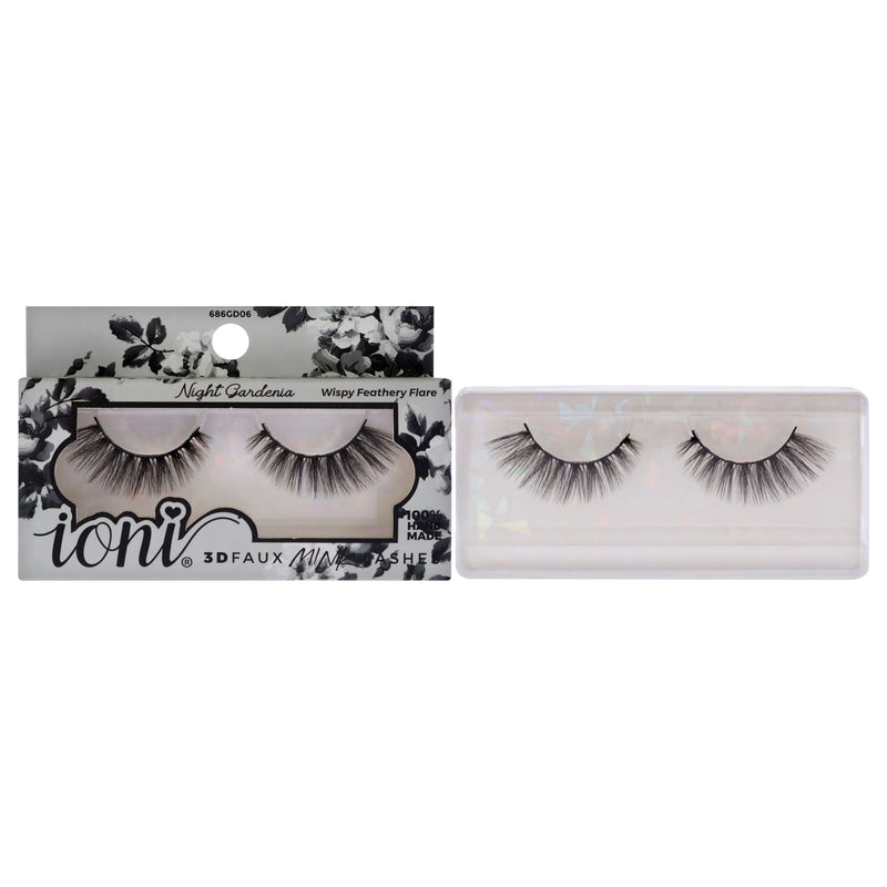 Ioni Lash Garden 3D Faux Mink Lashes - Night Gardenia by Ioni for Women - 1 Pair Eyelashes