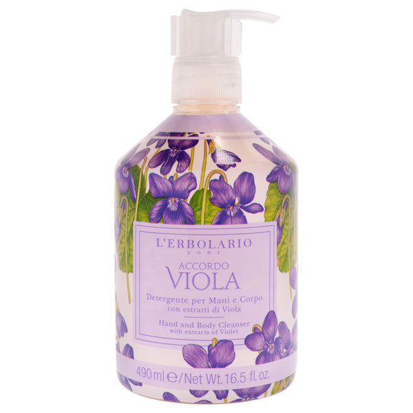 Hand and Body Cleanser - Accordo Viola by LErbolario for Unisex - 16.5 oz Body Cleanser