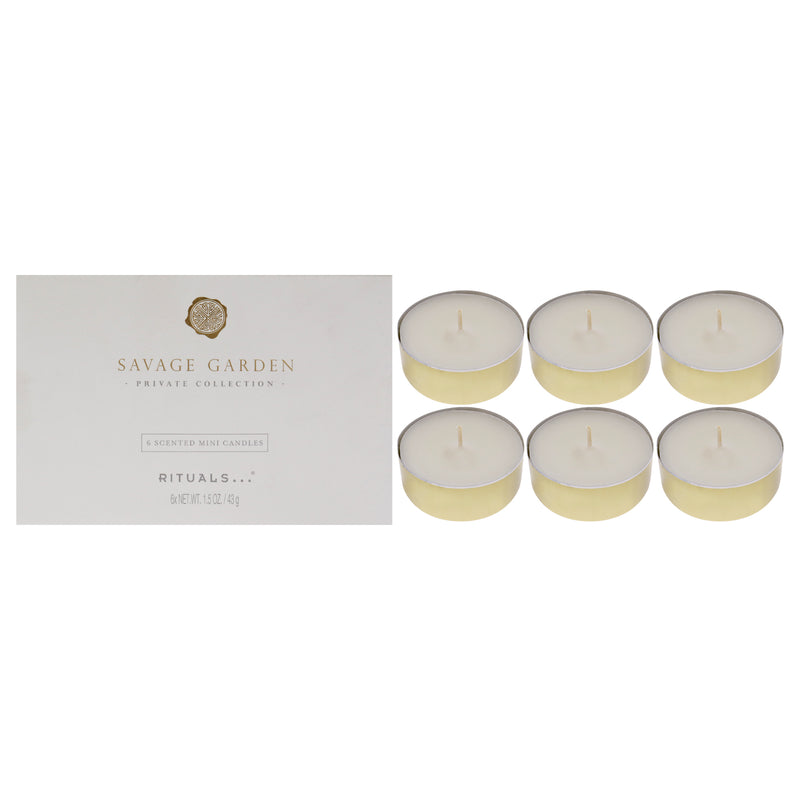 Rituals Savage Garden Scented Mini Candles by Rituals for Unisex - 6 x 1.5 oz Candle