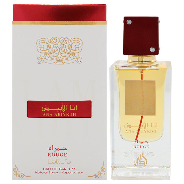 Lattafa Ana Abiyedh Rouge by Lattafa for Women - 2.04 oz EDP Spray