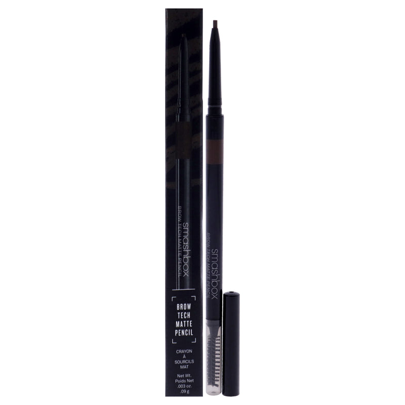 Smashbox Brow Tech Matte Pencil - Brunette by SmashBox for Women - 0.003 oz Eyebrow Pencil