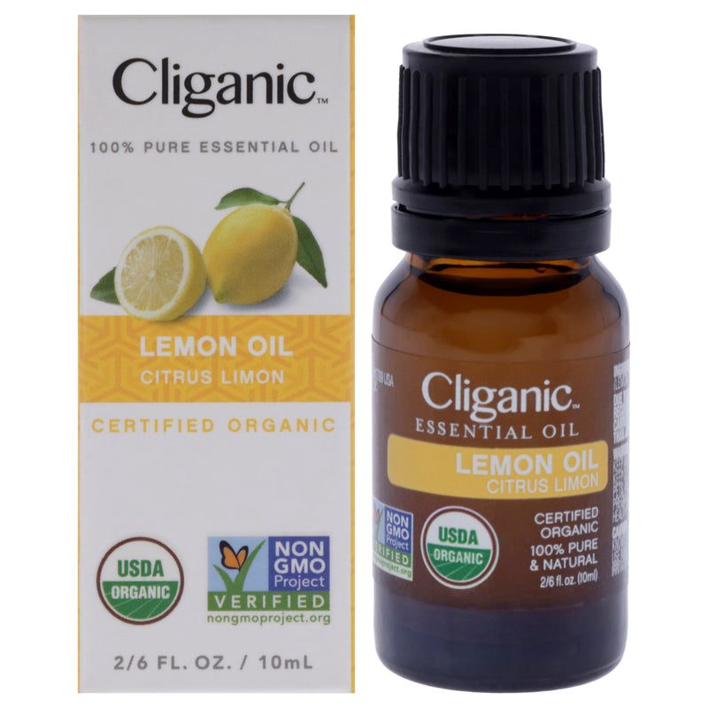 Cliganic Organic Lemon by Cliganic for Unisex - 0.33 oz Oil