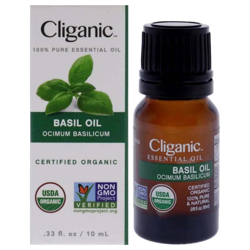 Cliganic Organic Basil by Cliganic for Unisex - 0.33 oz Oil