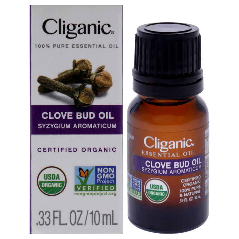 Cliganic Organic Clove Bud by Cliganic for Unisex - 0.33 oz Oil