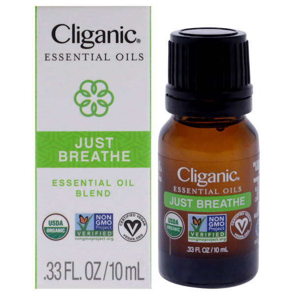 Cliganic Organic Blend - Just Breathe by Cliganic for Unisex - 0.33 oz Oil