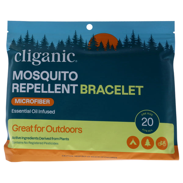 Cliganic Microfiber Repellent Bands by Cliganic for Unisex - 20 Pc Band