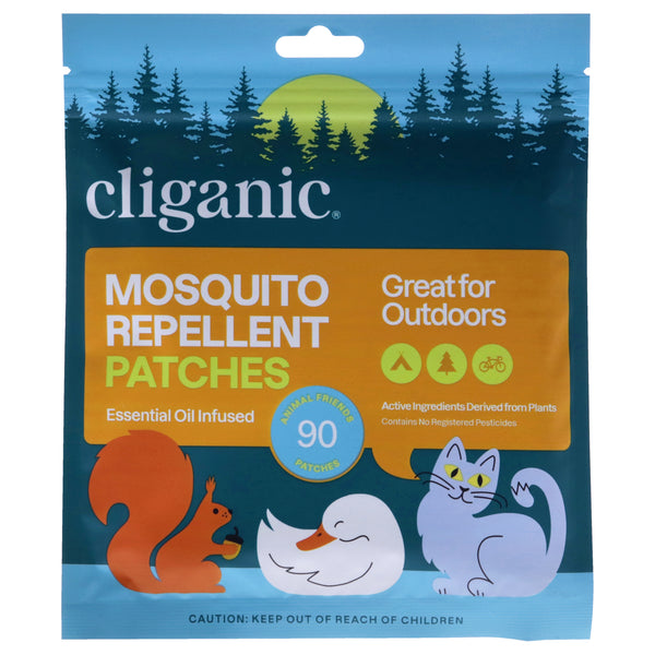 Cliganic Repellent Patches Animals by Cliganic for Kids - 90 Pc Patches